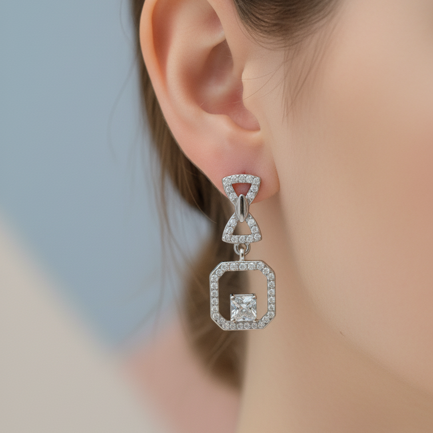 Twinkle Geo 925 Eartops