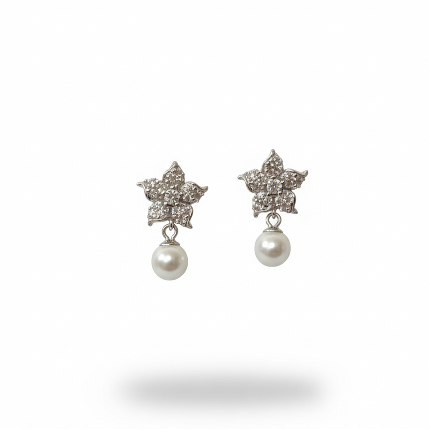 Luna Flora 925 Eartops