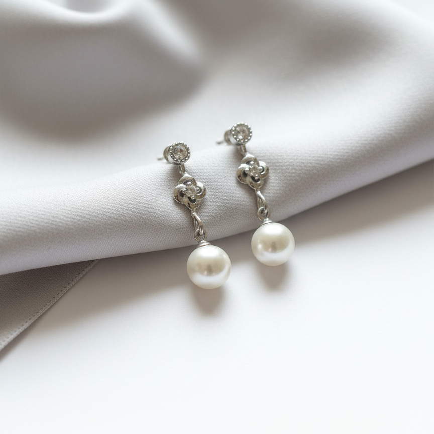 PearlDrop 925 Eartops