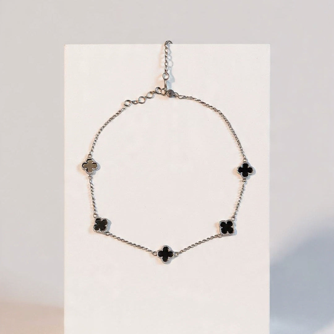 Black clover 925 necklace