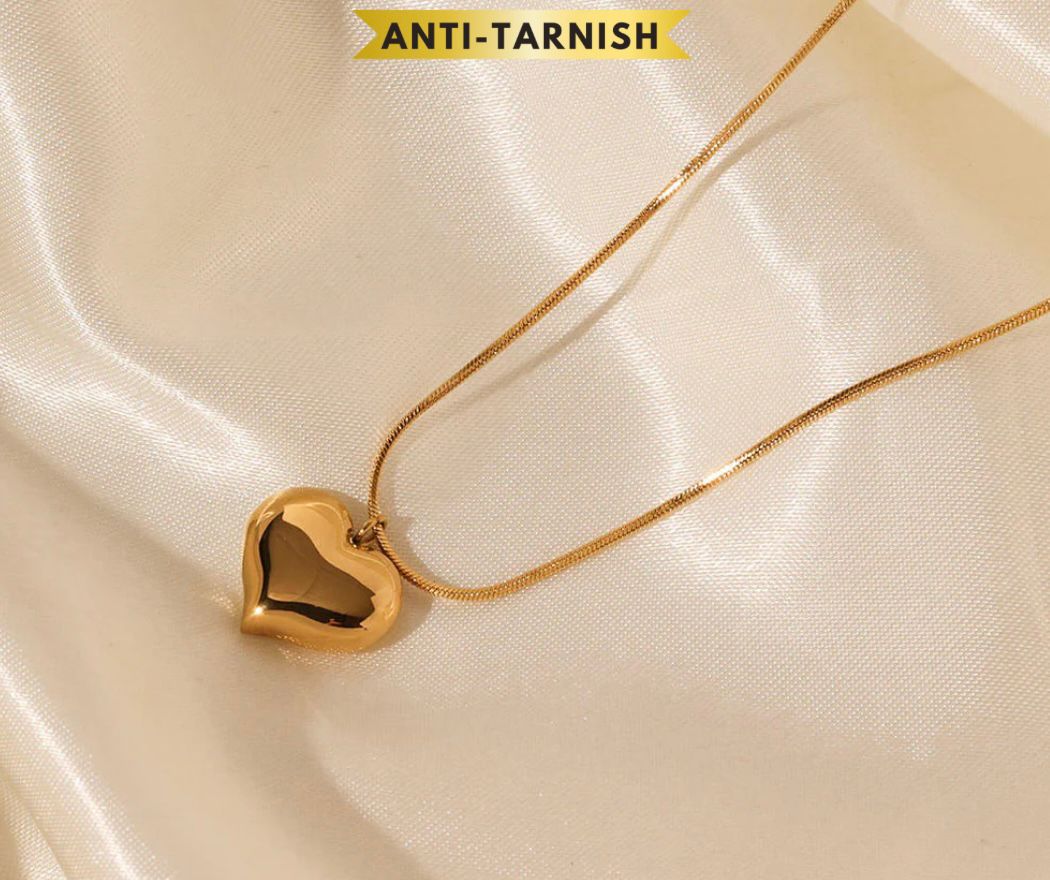 LUMIÈRE HEART PENDANT NECKLACE